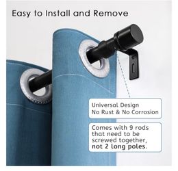 Brand New! Curtain Rods for Windows 16 to 144 Inches