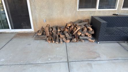 Almond fire wood