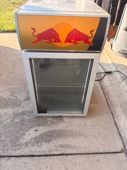 Red Bull Mini Display Cooler Refrigerator