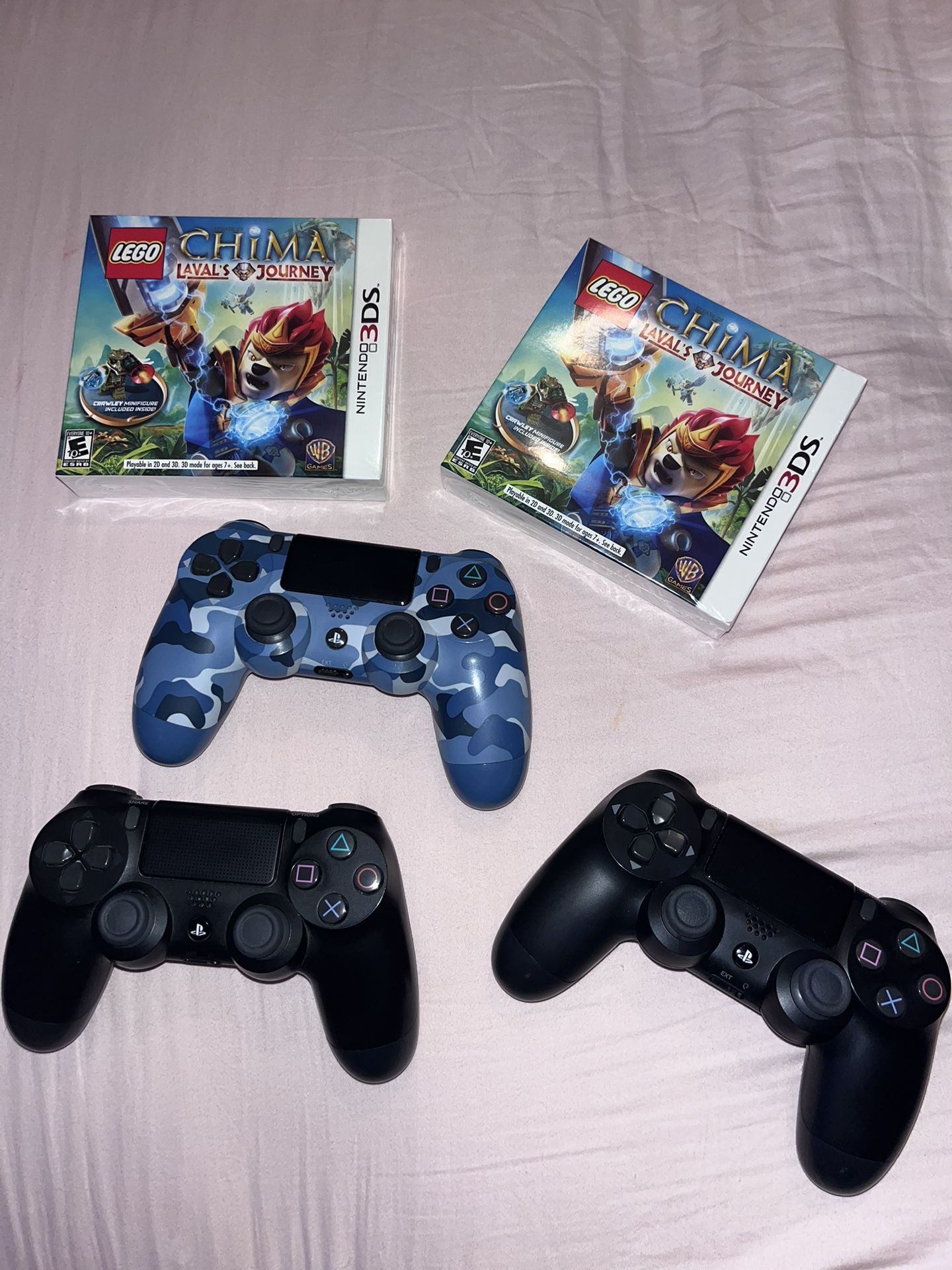 PS4 Controllers & Unopened 3DS Games
