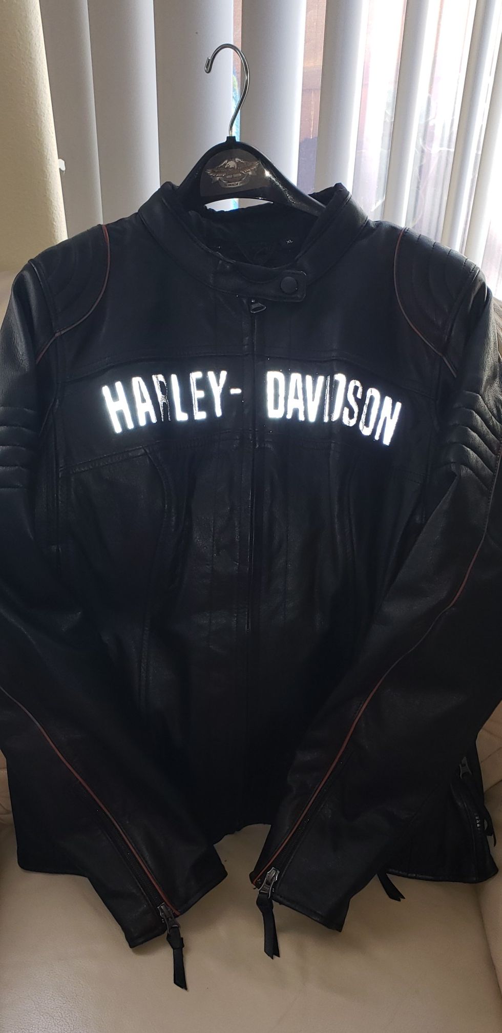 XL Harley-Davidson leather waterproof jacket