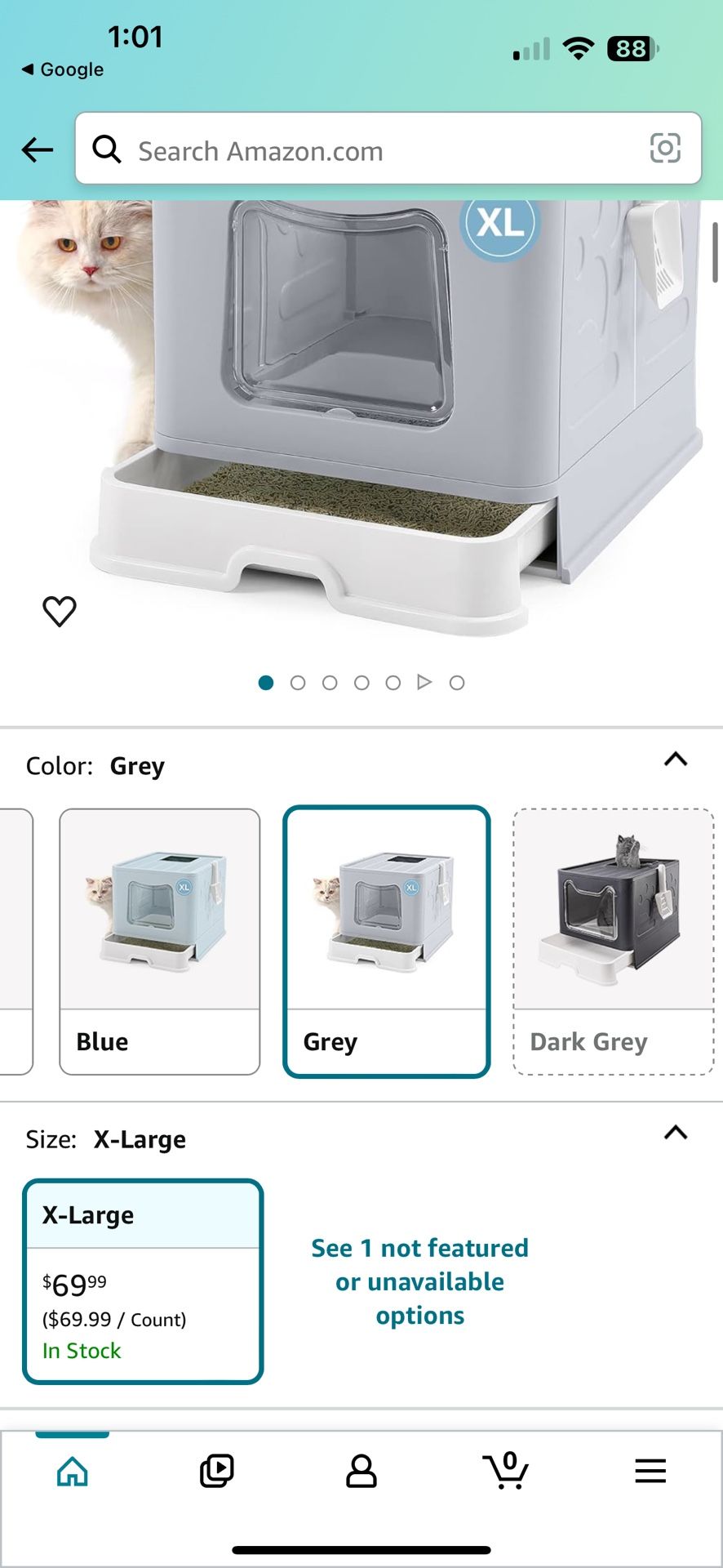 Cat Litter Box 