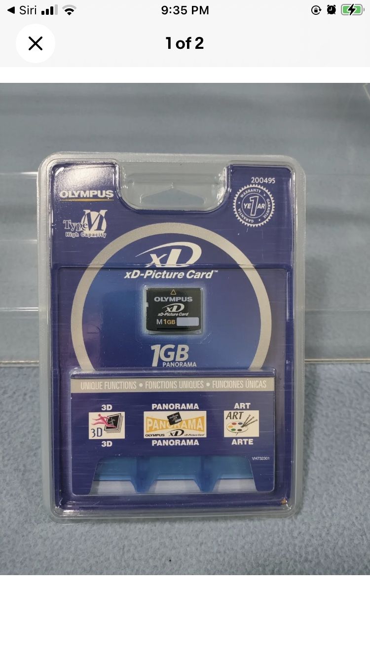 Olympus xD Panorama 1GB Picture SD Card