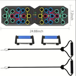 Advanced Push-Up Training Board - Workout Board for Arms, Abs, Chest & Shoulders, HOME GYM