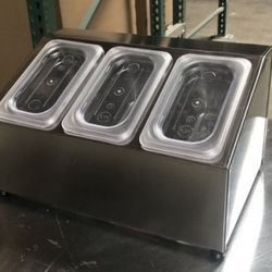 3p container 1-9 seasoning box condiment station C193

