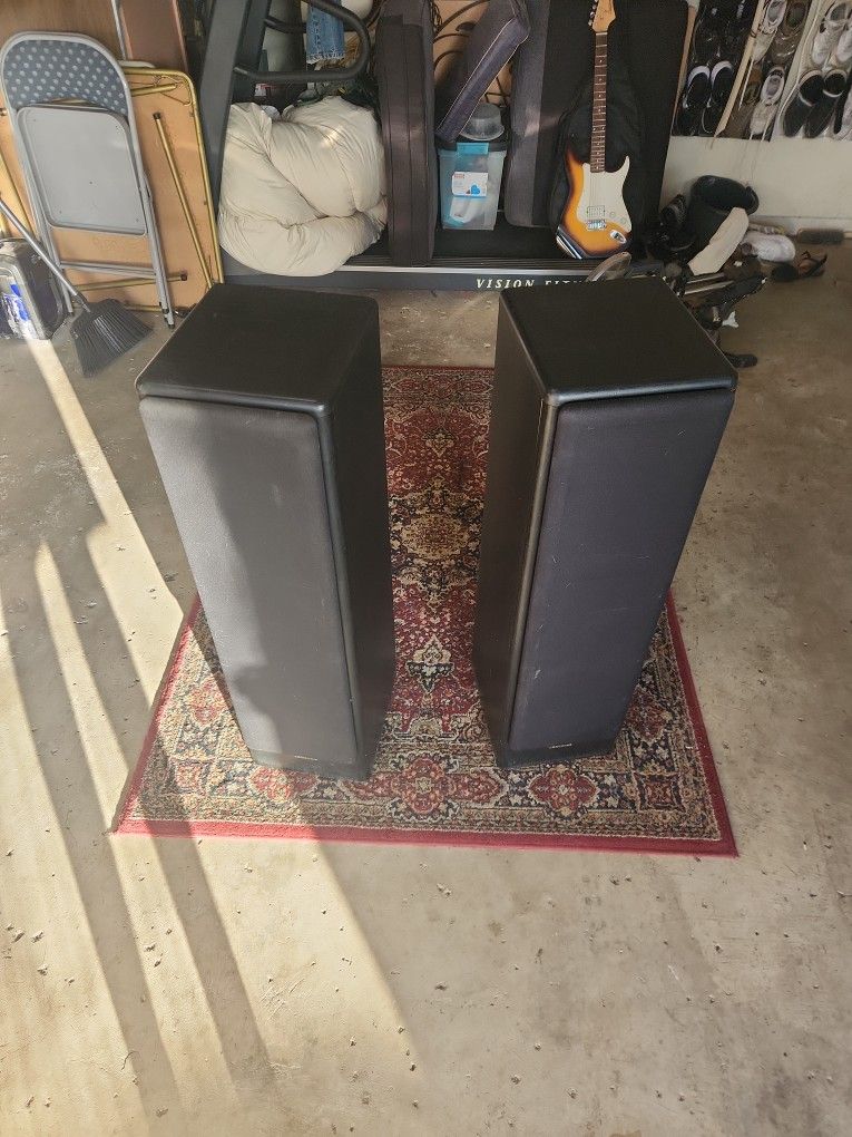 Technics 3 Tower Speakers