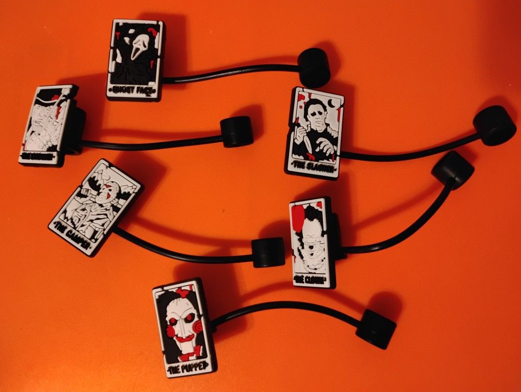 Horror Straw Toppers NEW