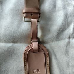 Authentic LV Luggage ID Tag Vachetta