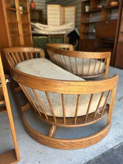 Stunning 1980’s Howard’s Furniture Spindle Back Living Room Sofa Set