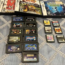 Game Boy Advance Nintendo Ds Game Lot Ds Lite 