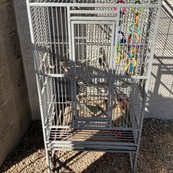 🦜 Premium Heavy-Duty Parrot Cage – Spacious, Secure & Built to Last