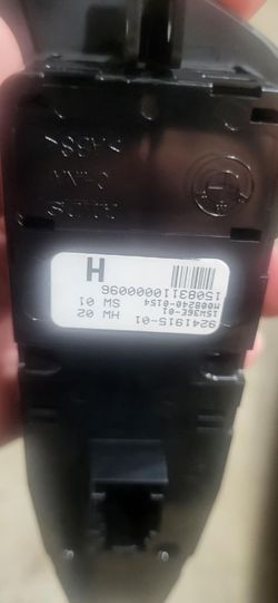 2009 Bmw 750i Drivers Side Switch