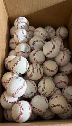 MLB Used Baseballs $50 A Dozen