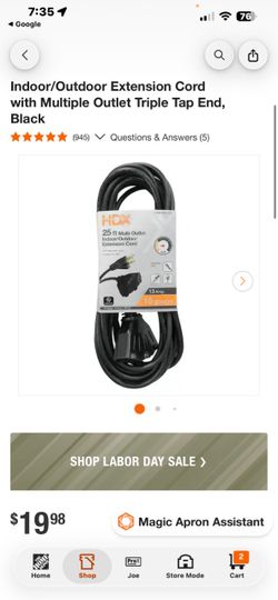Electrical Extension cords