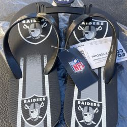 NFL RAIDERS WOMENS SANDALS