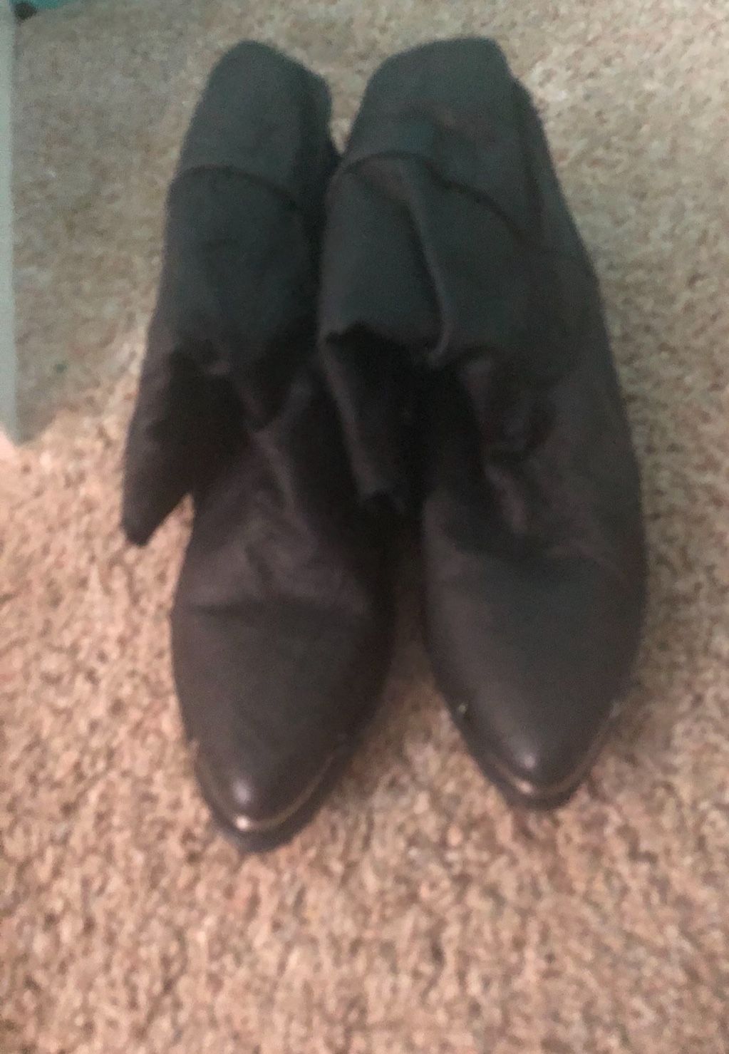 New Leather Black Boots