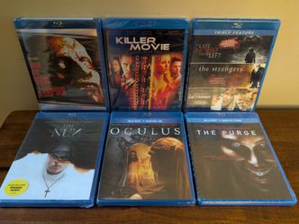 New Horror and Thriller Blu-Ray Lot 8 Movies