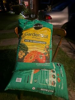 New garden soil