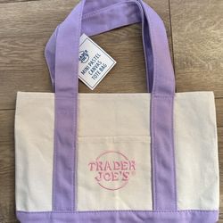 Trader Joe’s Mini Pastel Tote Bag