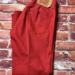 Levi’s 501 Red Jeans 