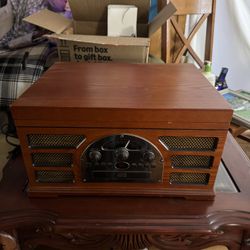 Vintage/Retro/MCM Style Record And Multimedia Player