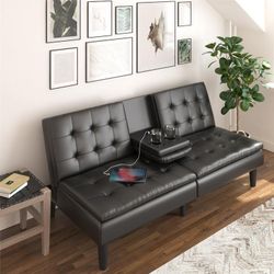 Black Futon Sofa