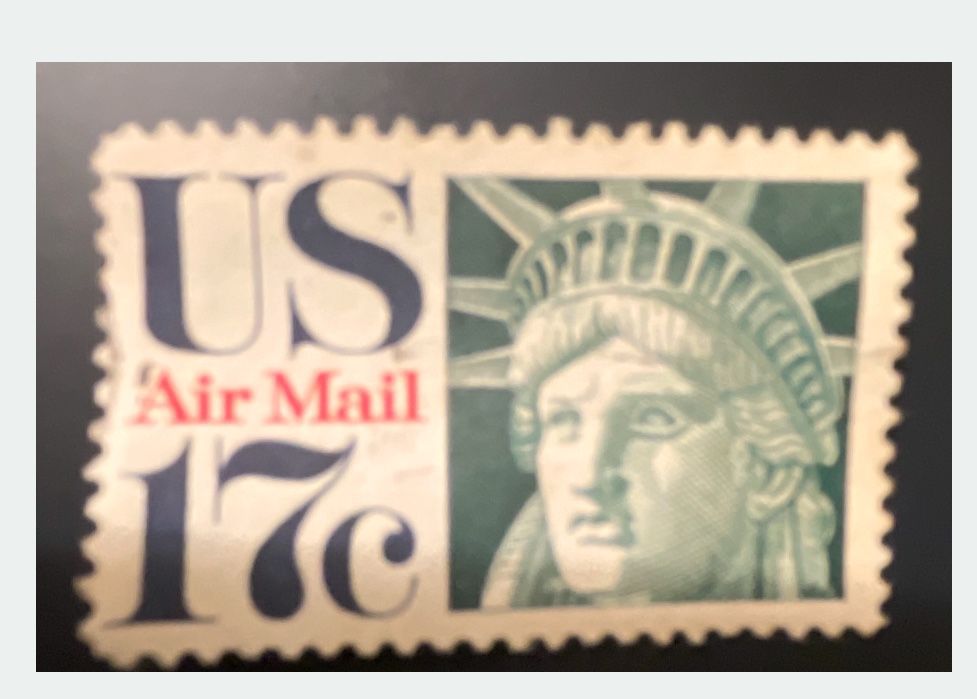 1971 Statue of Liberty Air Mail 17c US Stamp