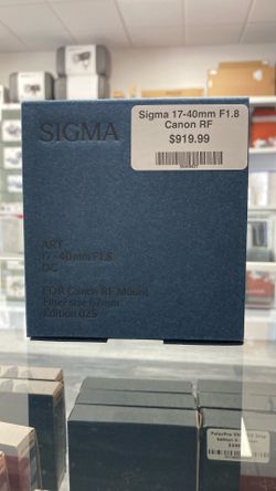 Sigma 17-40mm F1.8 Lens For Canon RF