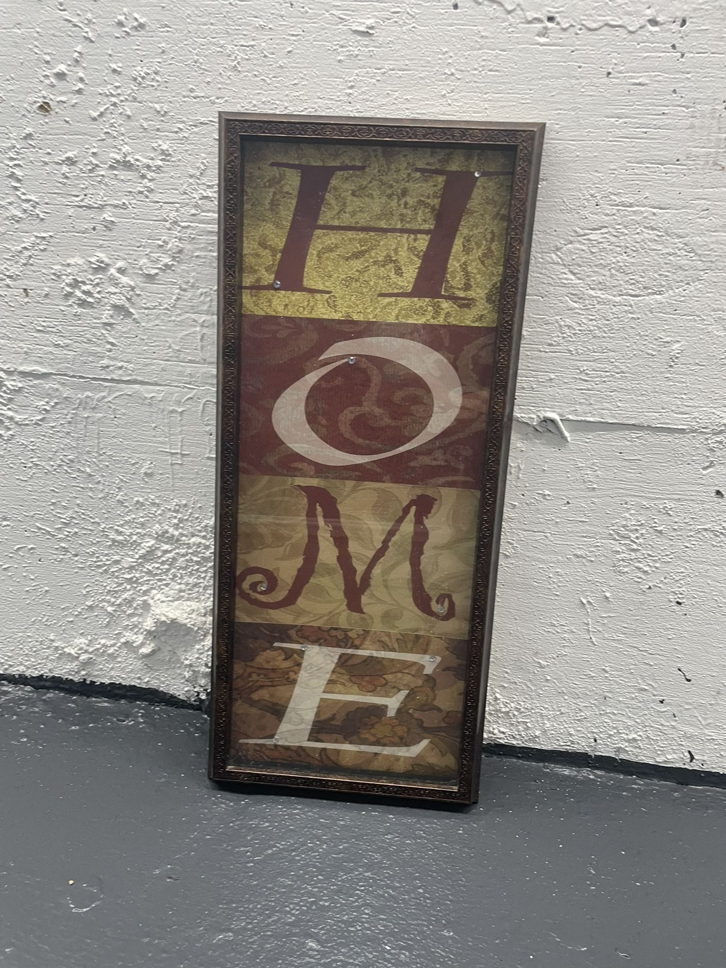 Framed Home Decor Sign