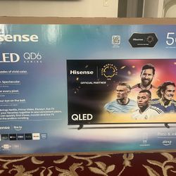 Brand New Hisense - 50” Class QD6 series QLED 4K UHD HDR Smart Fire TV(2025)