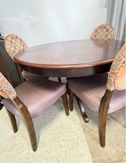 Table and chairs