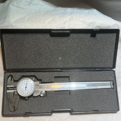 Central Tools Model 6422 - 6" Stainless Steel Precision Dial Caliper w/ Case