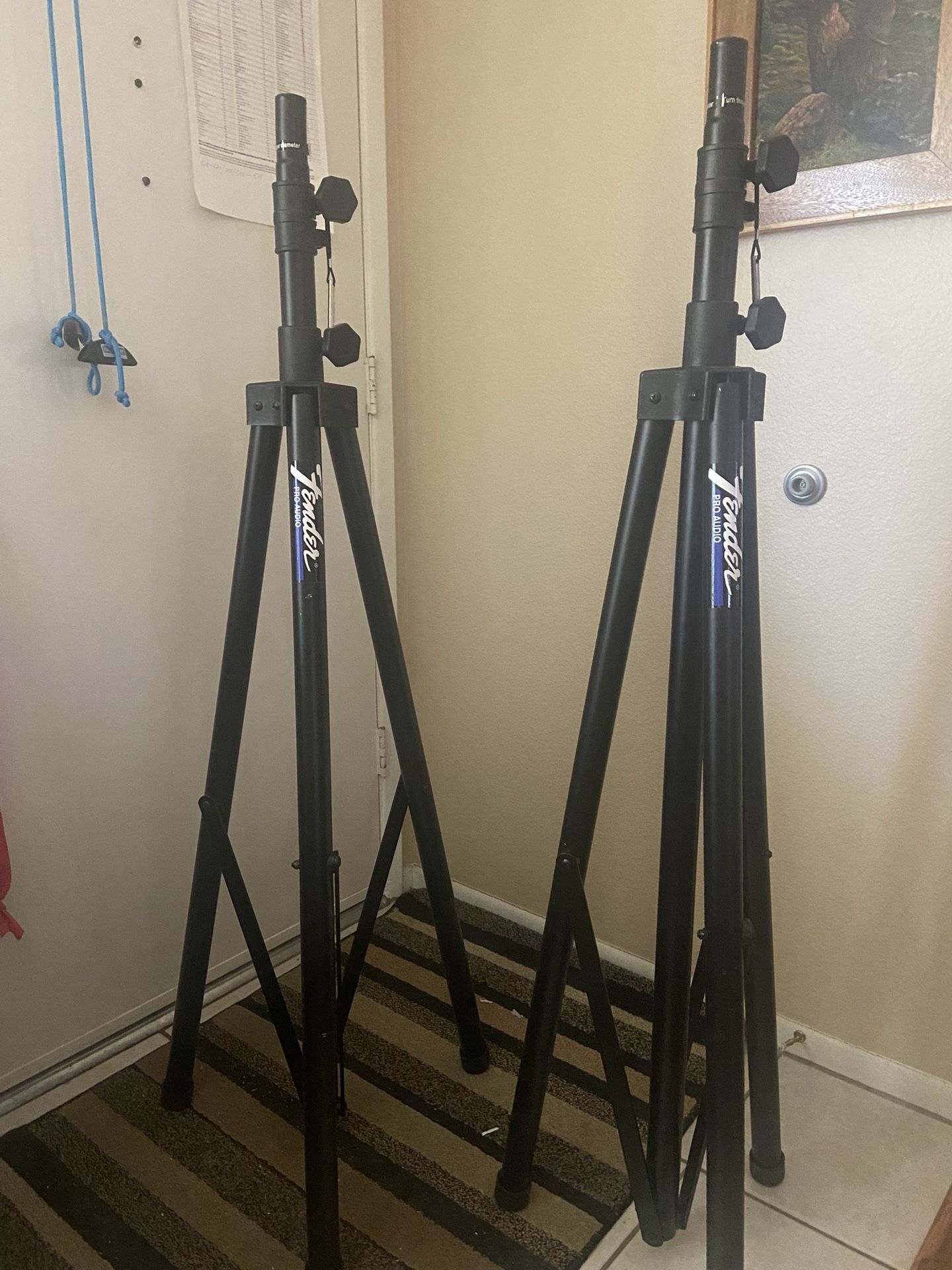 Fender Pro Audio Speaker stands/ w CarryingBag
