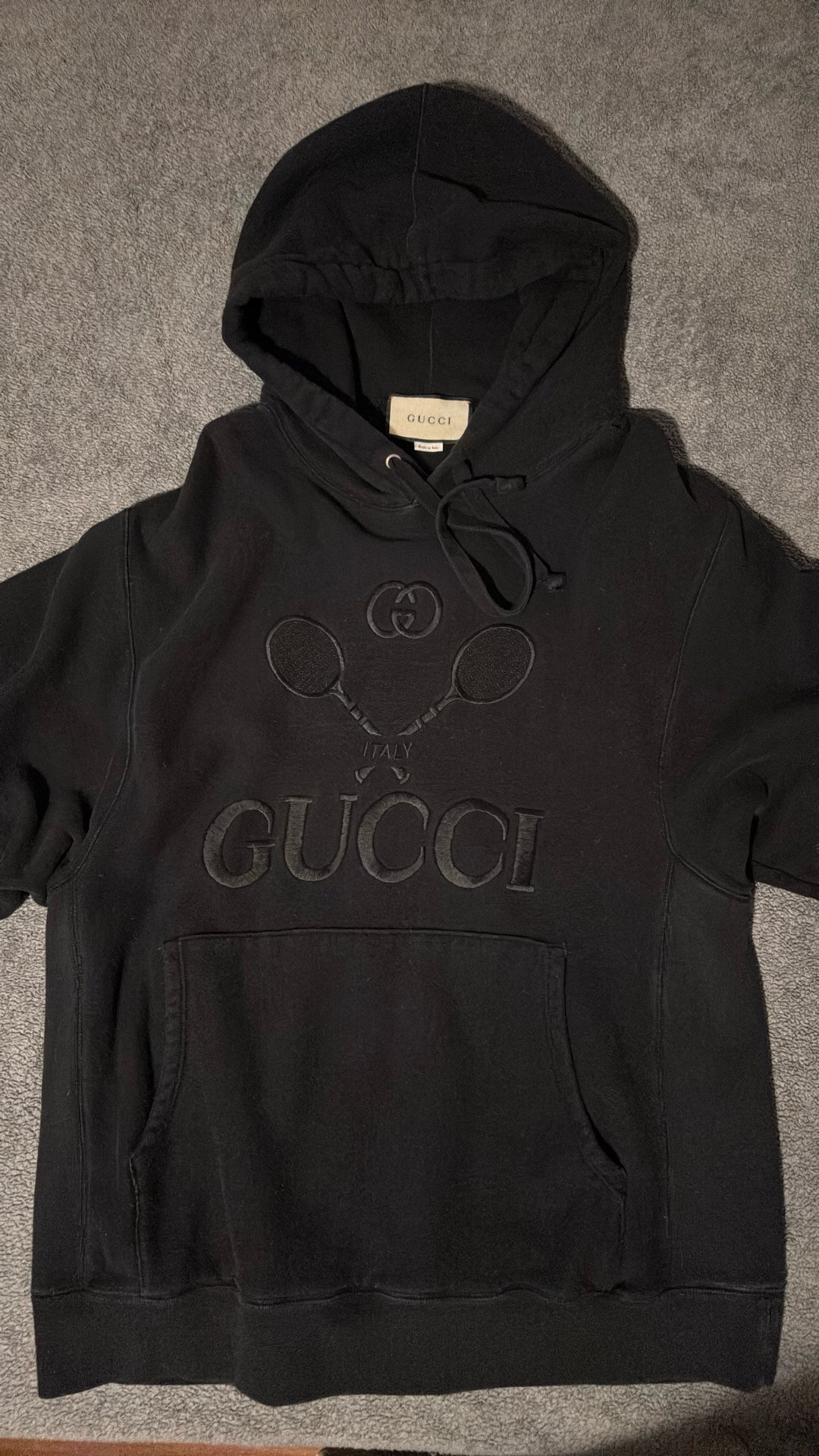 Italy Black Gucci Hoodie
