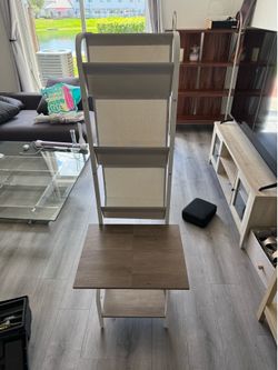 Record Player Stand with Vinyl Storage