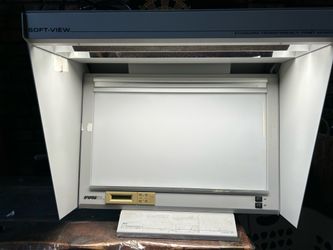GTI Graphiclite Soft View Light Box & monitor