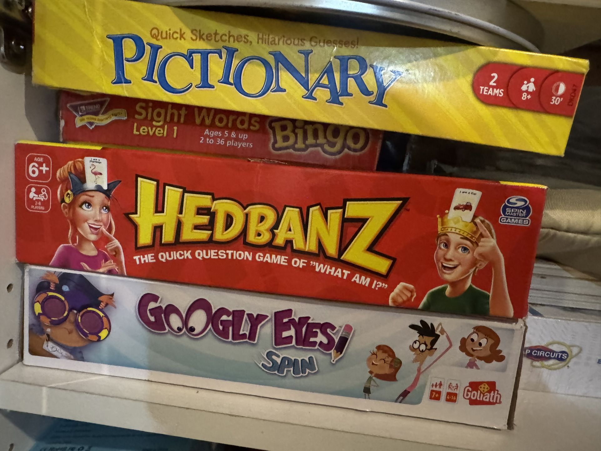 Board Games: Set Of 4: Excellent New Like Condition