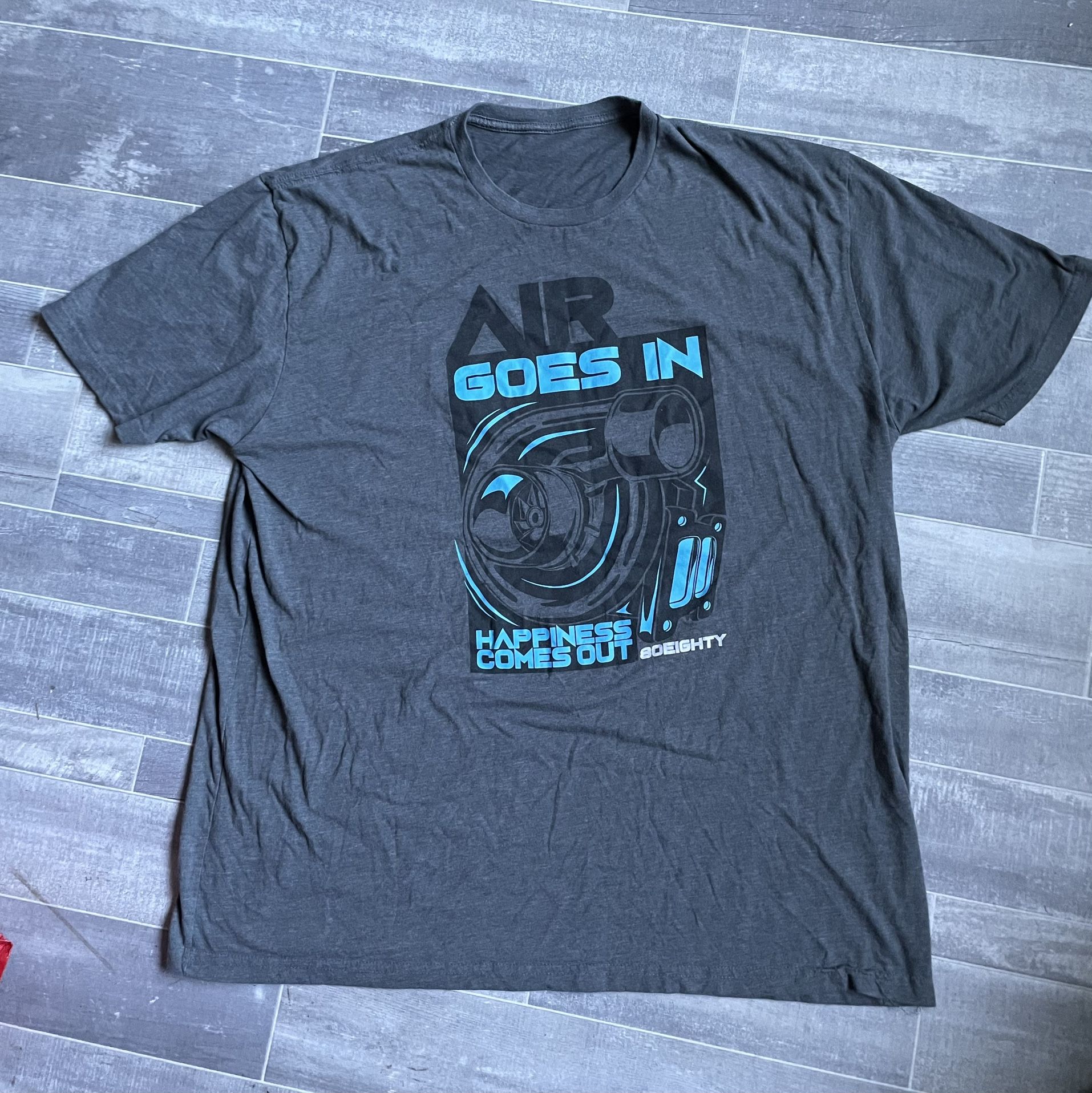 80Eighty® Air In Happiness Out Shirt Men’s Size XXL