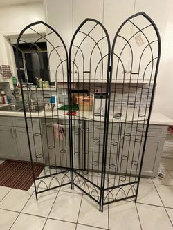 Folding Metal Wall Candle Holder