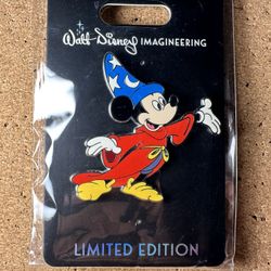 WALT DISNEY IMAGINEERING WDI FANTASIA SORCERER MICKEY PIN (B)