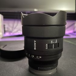 Sony 14mm F1.8 G Master Lens