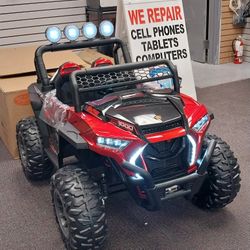 Electric car for kids ,2 seats option fast  and  slow speed , Bluetooth,  aux usb comes with remote 