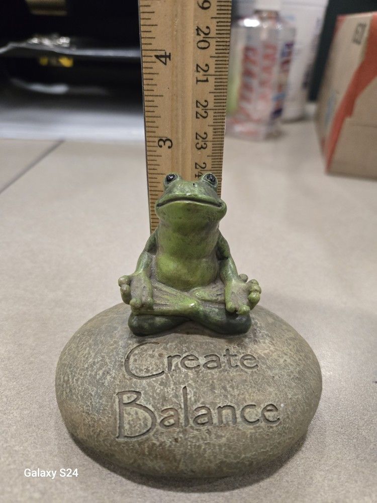 Frog Meditation Create Balance