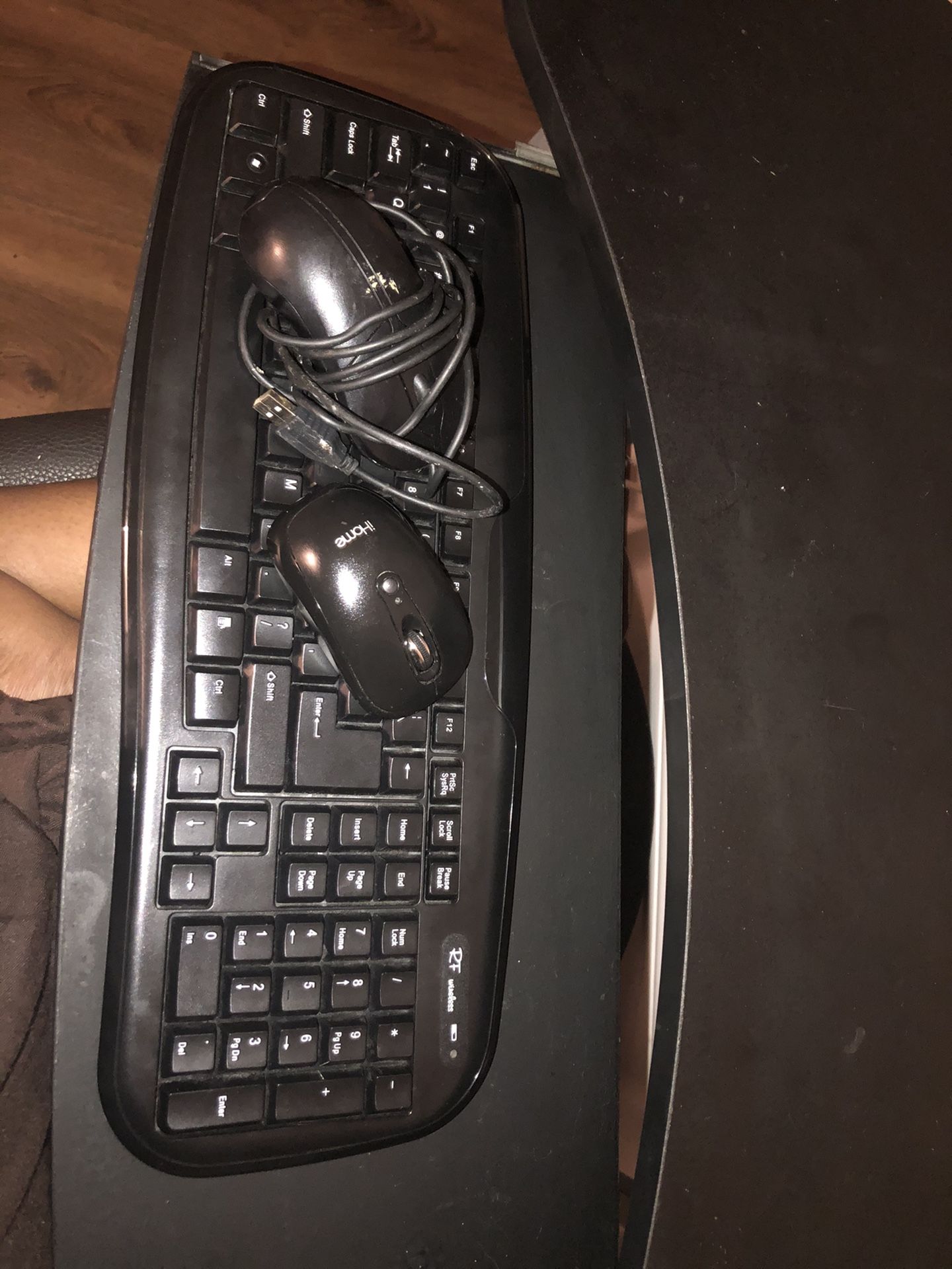 Wireless mouse, keyboard, and cord dell mouse