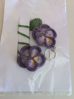 🧶✨ Handmade Crocheted Bookmarks & Keychains! ✨🧶