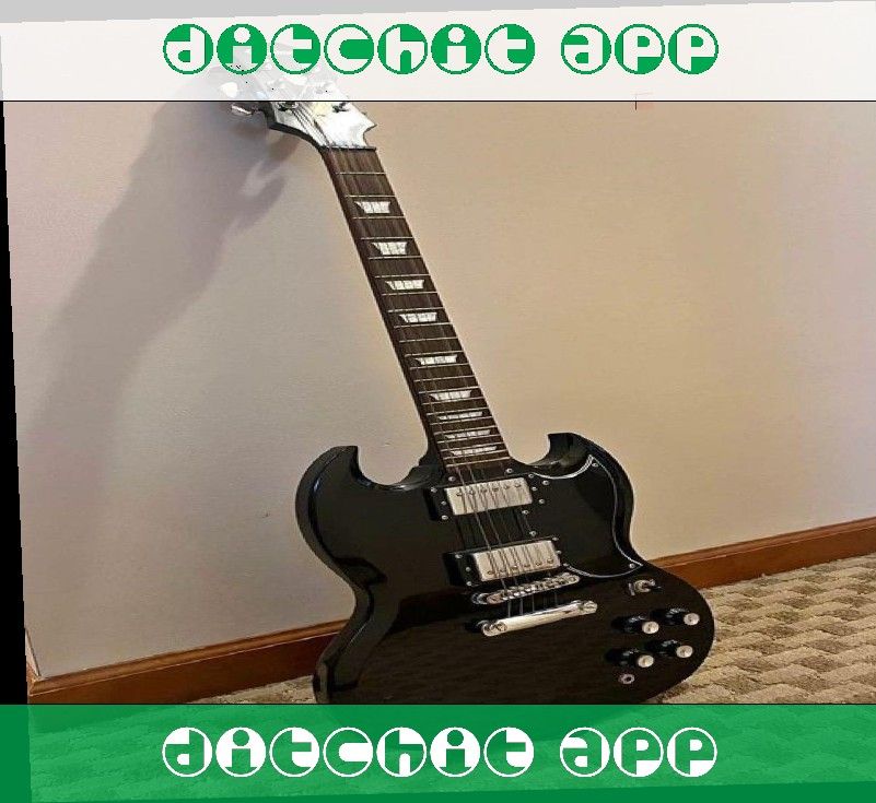 Electric Guitar Rock Hard with Superior Sound Technology whether art
