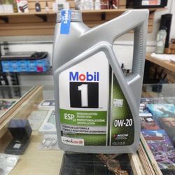 Mobil 1 ESP X2 Full Synthetic Motor Oil 0W-20, 5 Quart 
