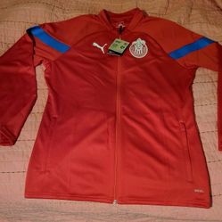 Chivas Rayadas De Guadalajara Training Jacket Size Large 
