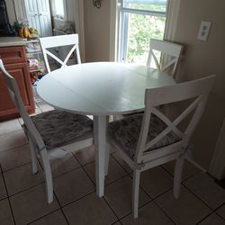 Round Kitchen Table Foldable 