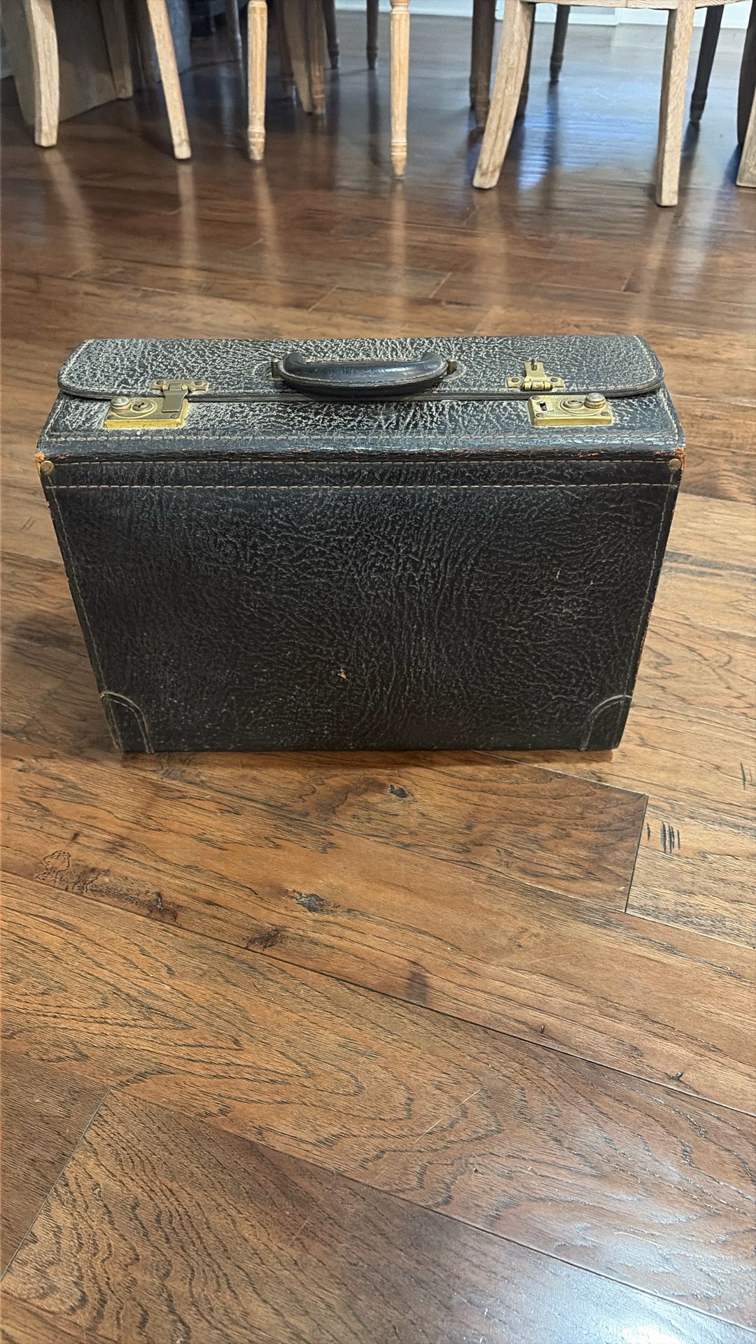 Vintage Leather Suitcase